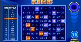10 numbers in keno