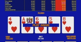 odds on video poker