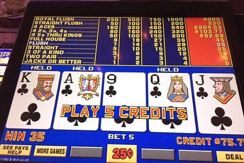 play video poker for free