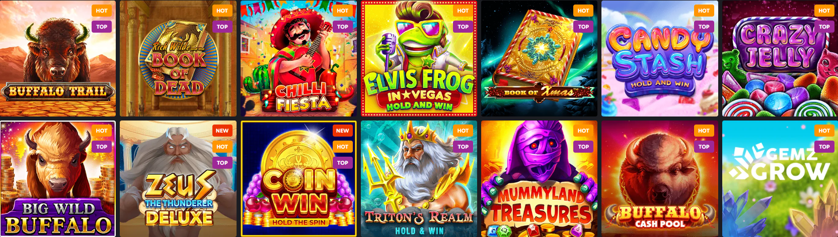 1 Red Casino Top Games